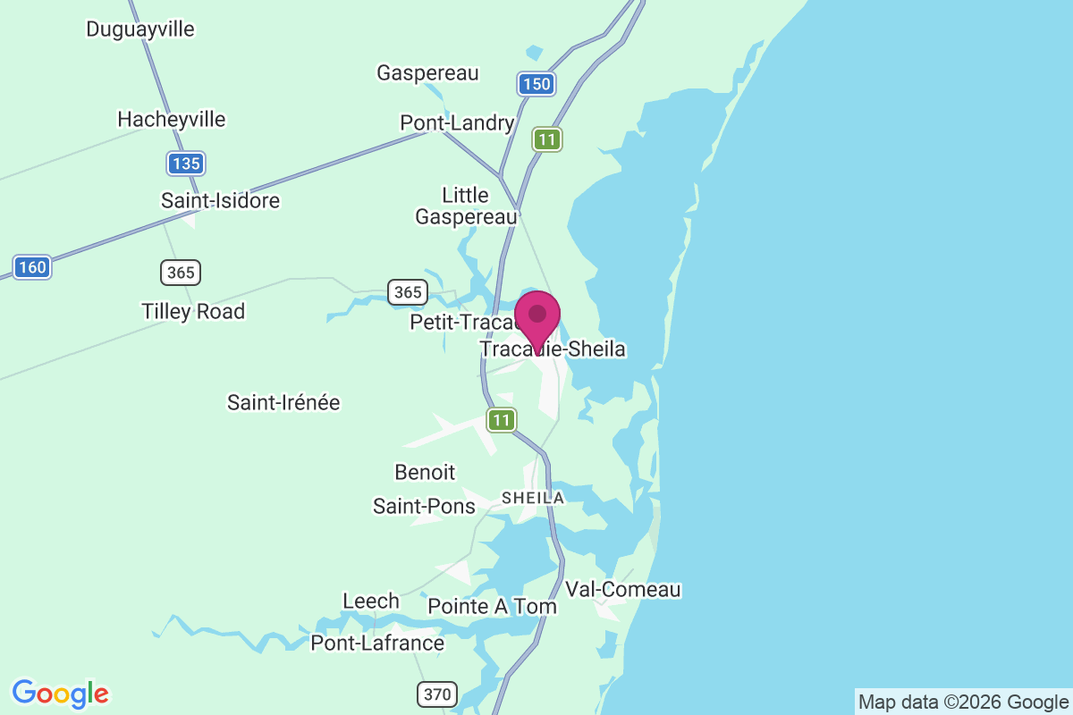 Carte de Tracadie-sheila