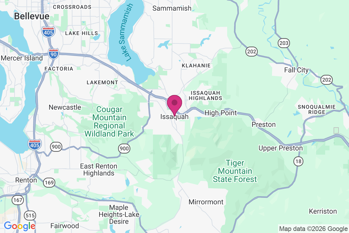 Carte de Issaquah