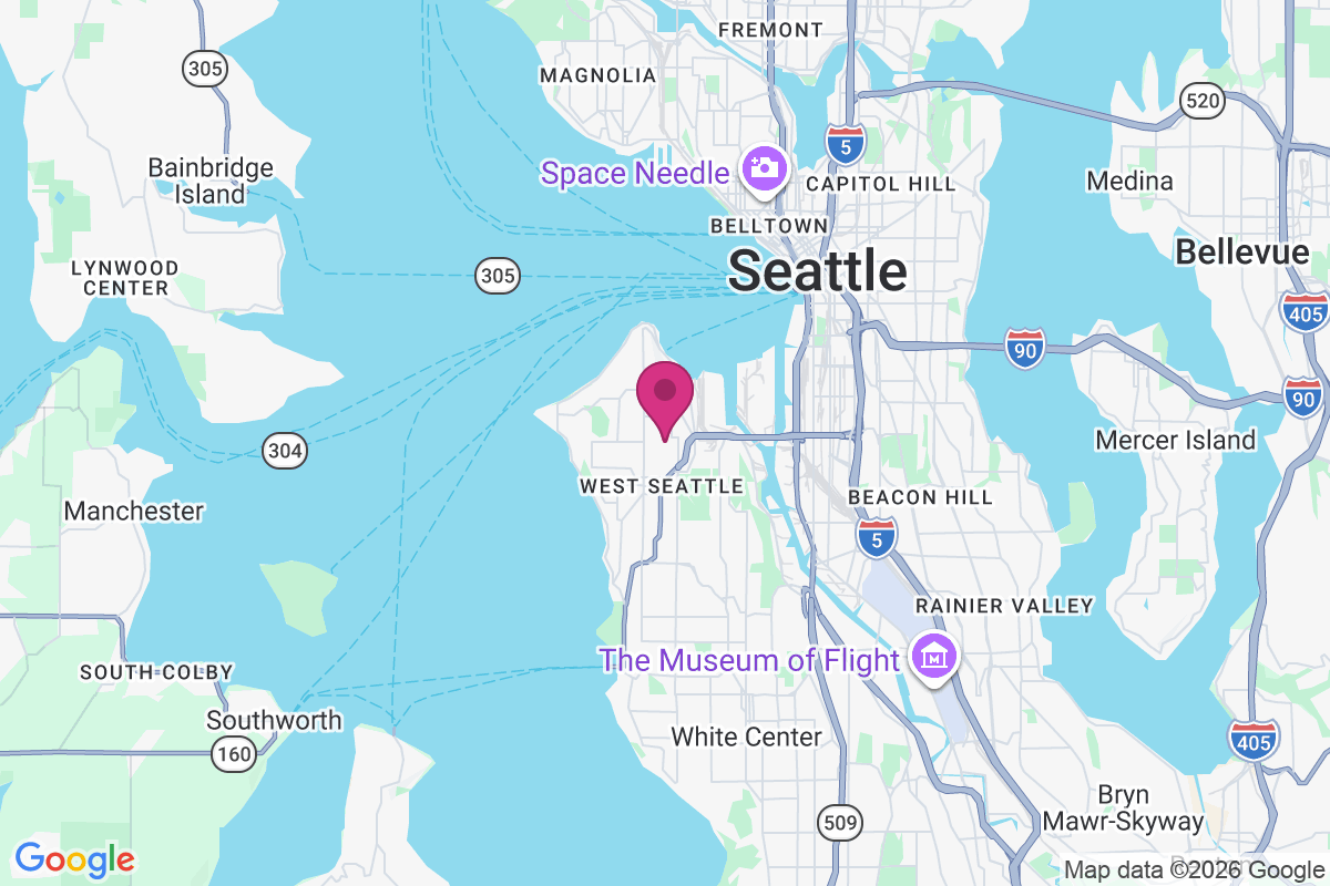 Carte de West Seattle