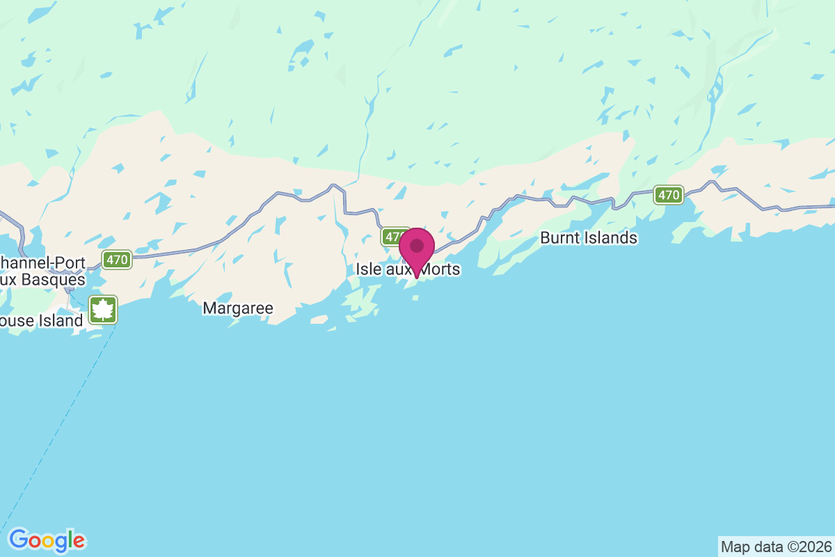 Carte de Burnt Islands Blp