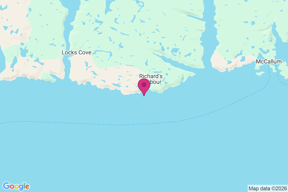 Carte de Richards Harbour