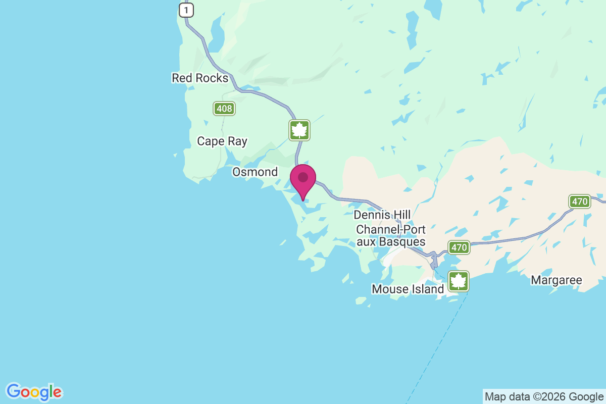Carte de Cape Ray