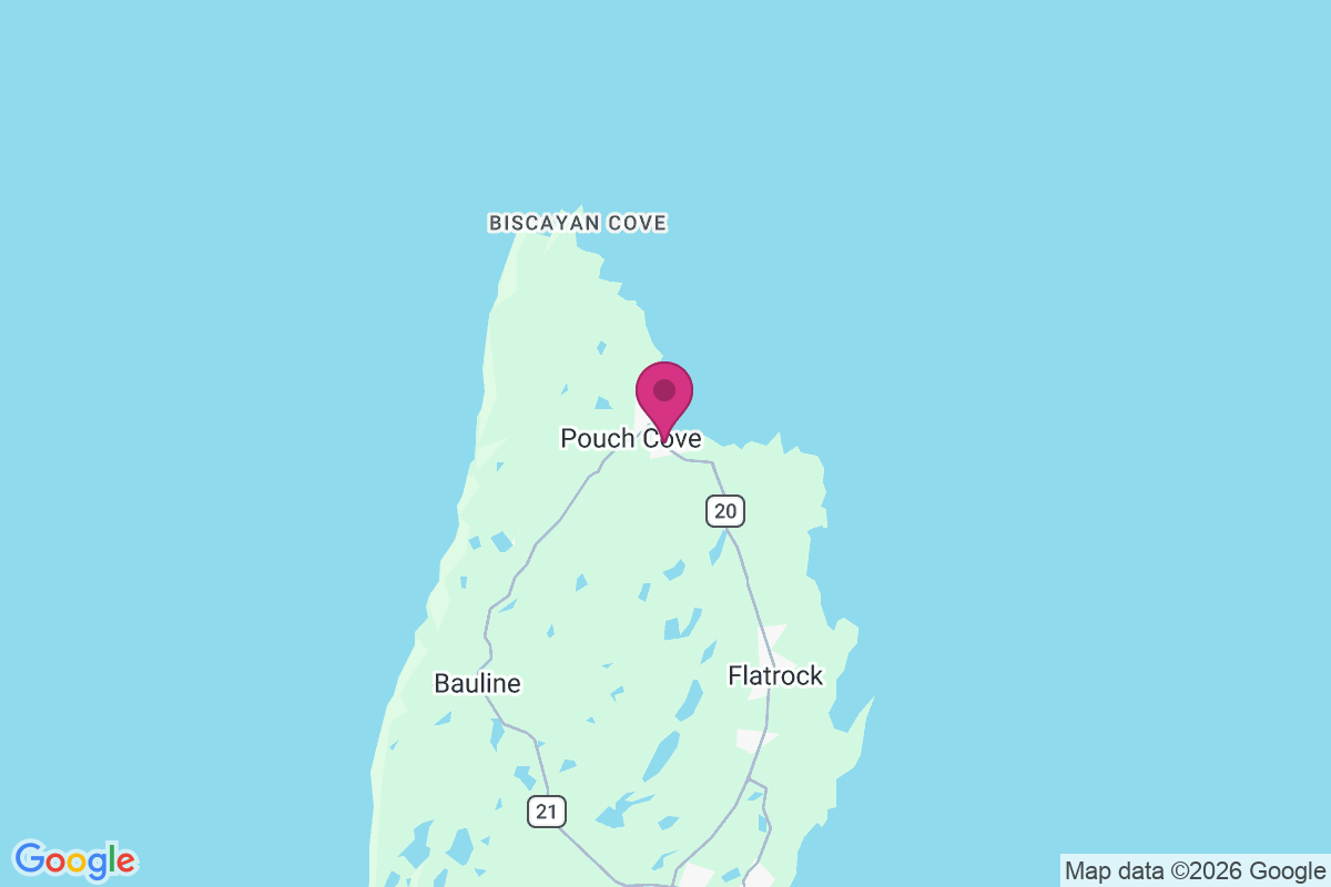 Carte de Pouch Cove