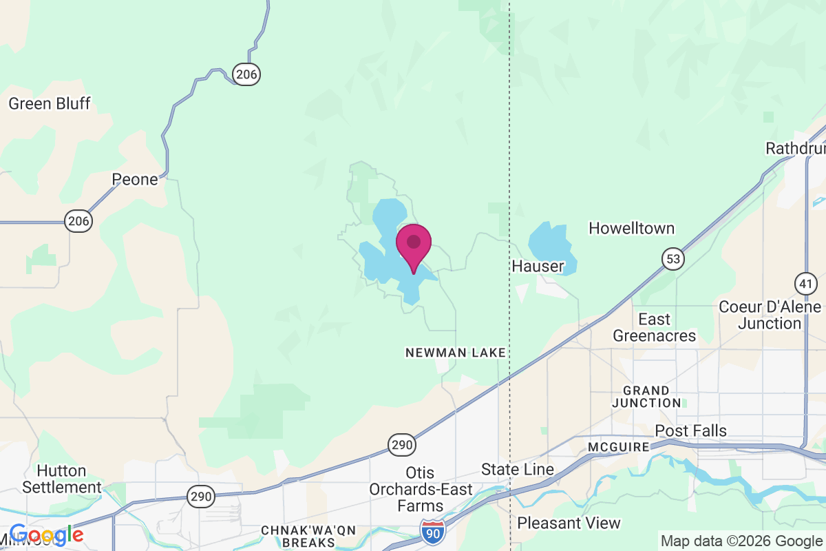 Carte de Newman Lake