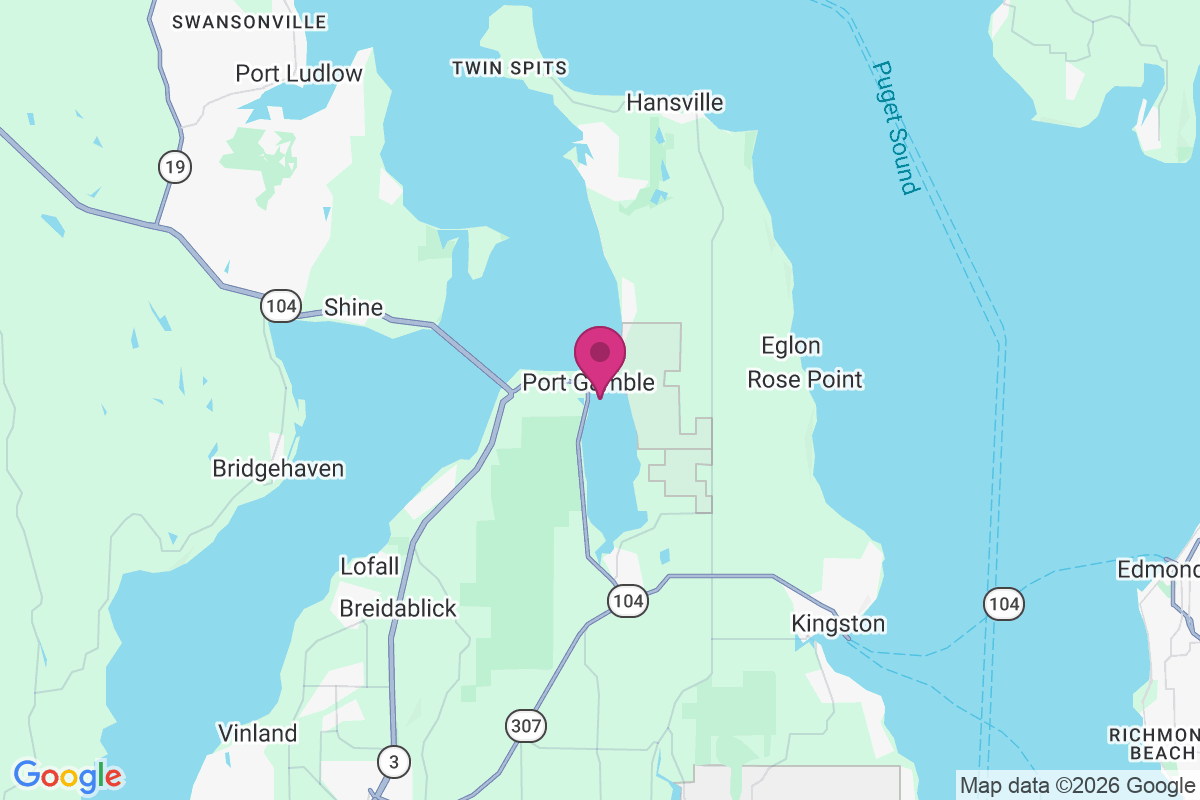 Carte de Port Gamble
