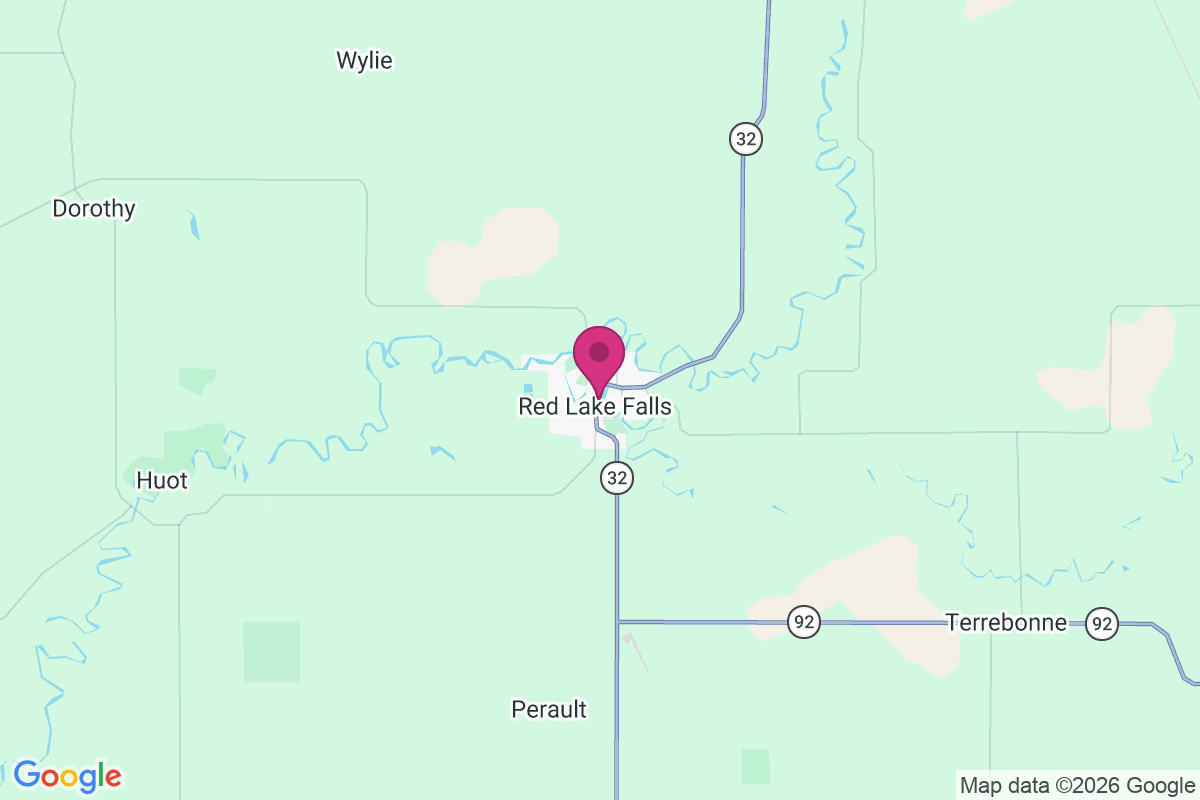 Carte de Red Lake Falls