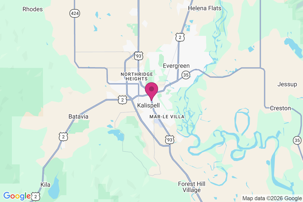 Carte de Kalispell