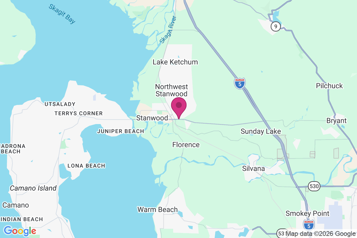 Carte de East Stanwood