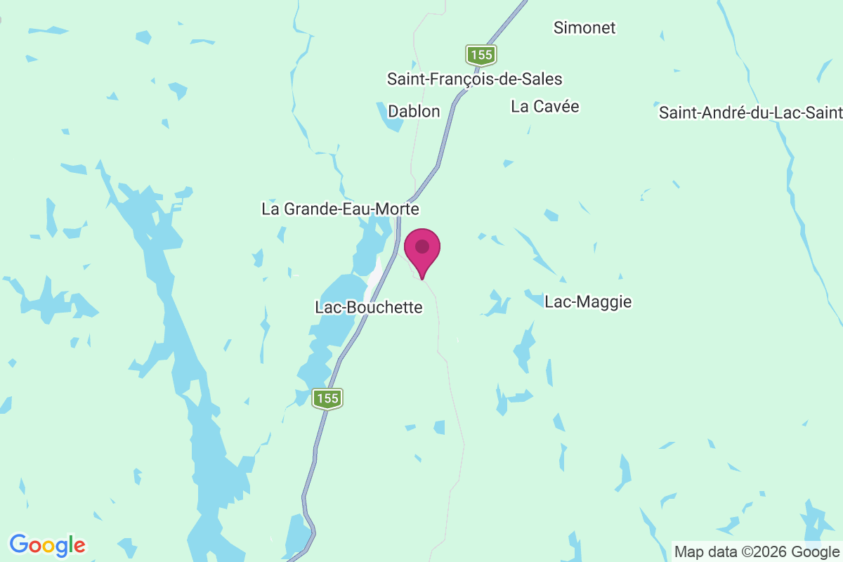 Carte de Lac-Bouchette