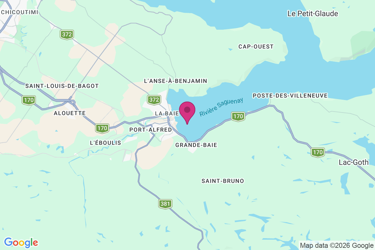 Carte de La Baie