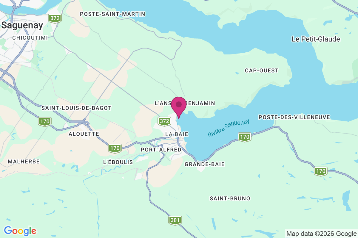 Carte de Bagotville