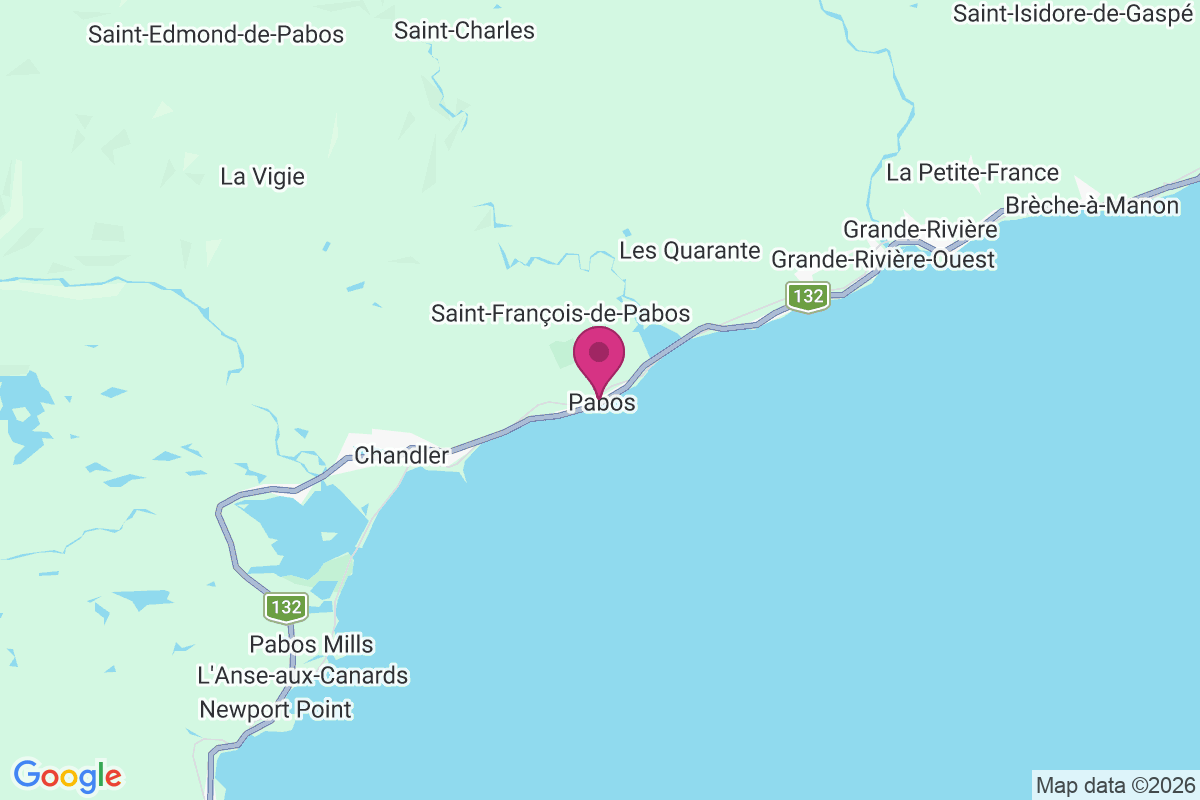 Carte de Sainte-Adélaïde-de-Pabos