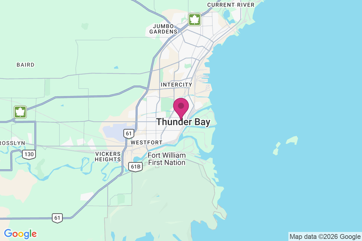 Carte de Thunder Bay