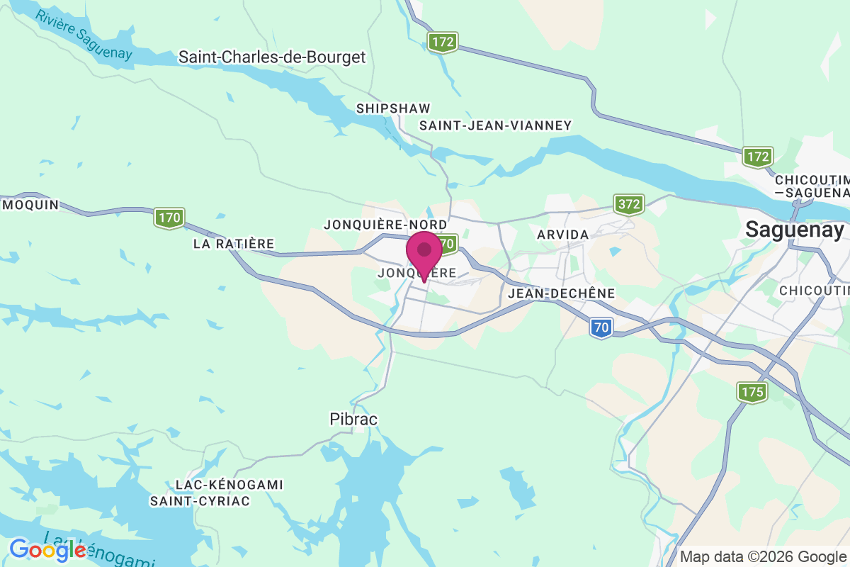 Carte de Jonquière