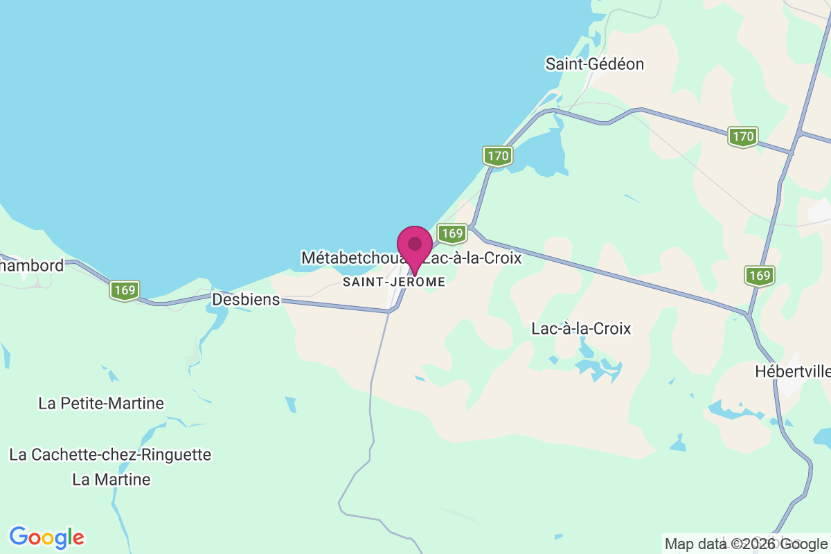 Carte de Saint-André-du-Lac-Saint-Jean