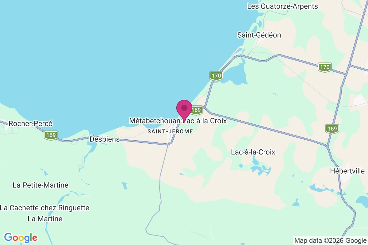 Carte de Métabetchouan