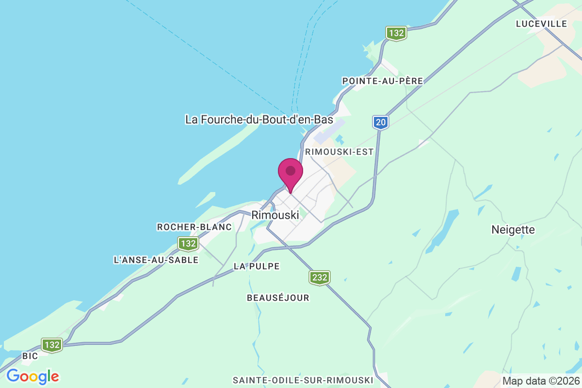 Carte de Rimouski