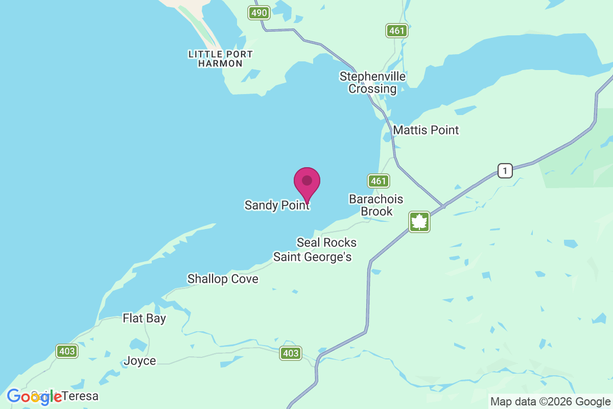 Carte de Sandy Point