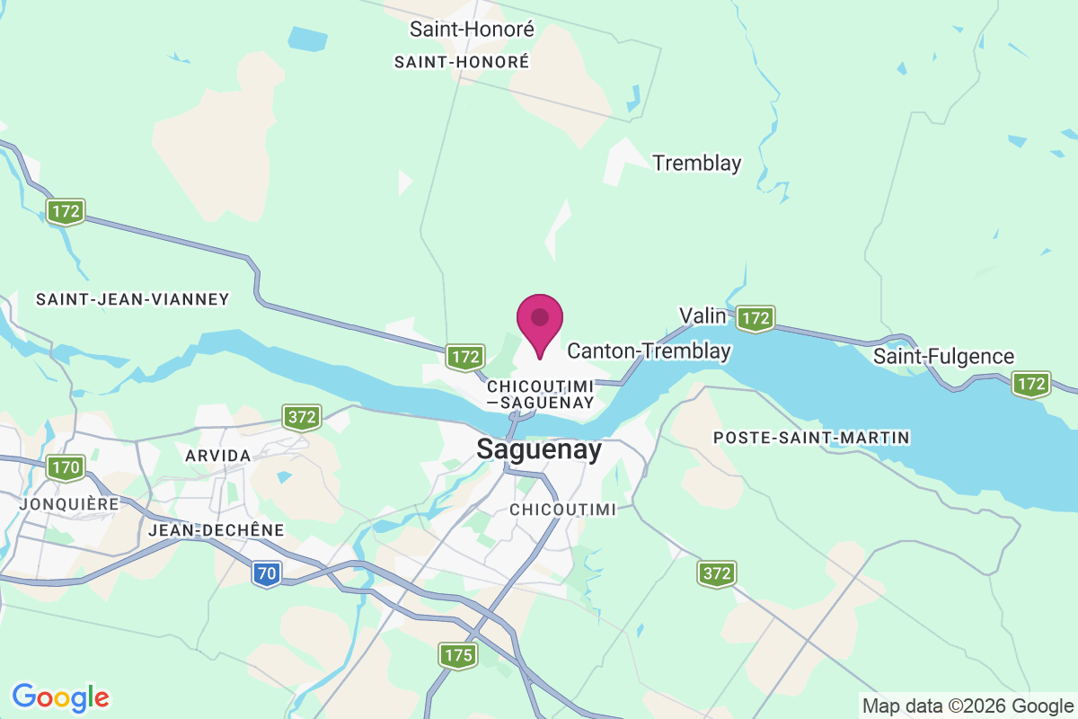 Carte de Sainte-Anne-de-Chicoutimi