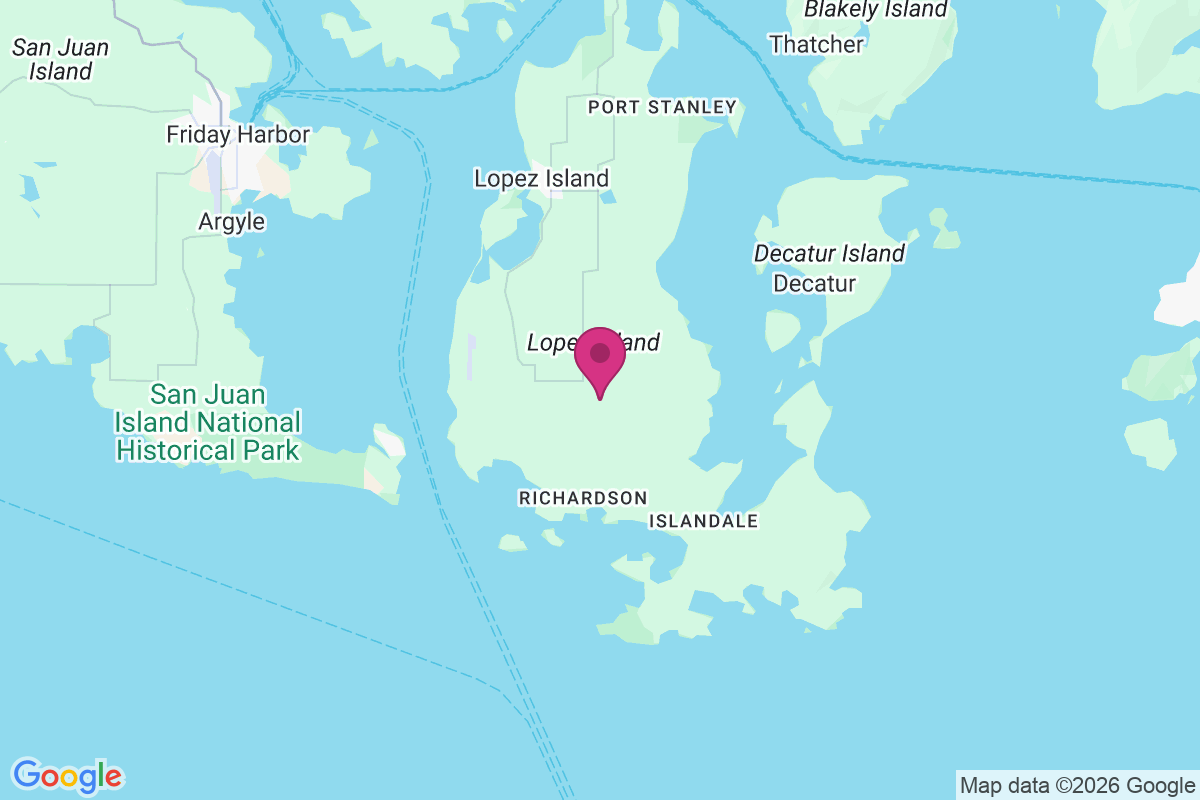 Carte de Lopez Island
