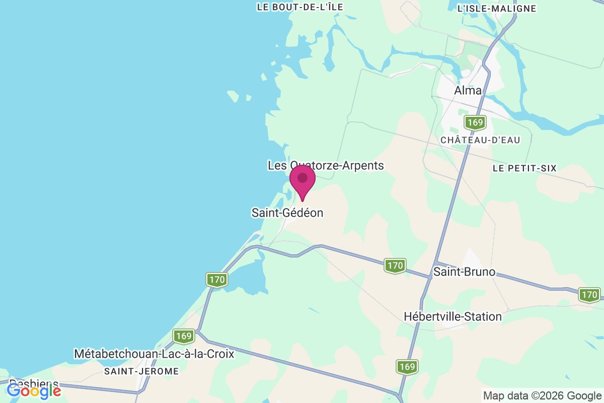 Carte de Saint Gédéon