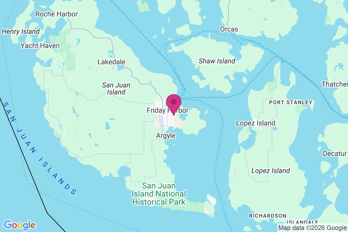 Carte de Friday Harbor