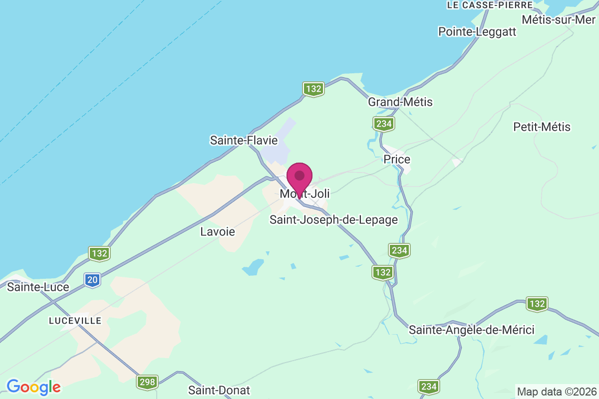 Carte de Mont-Joli