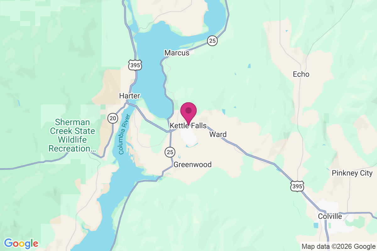Carte de Kettle Falls