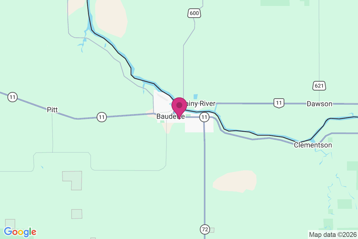 Carte de Baudette