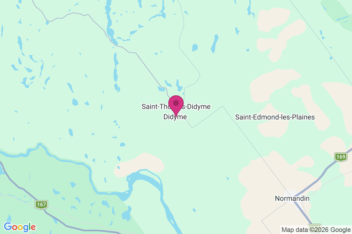 Carte de Saint-Thomas-Didyme