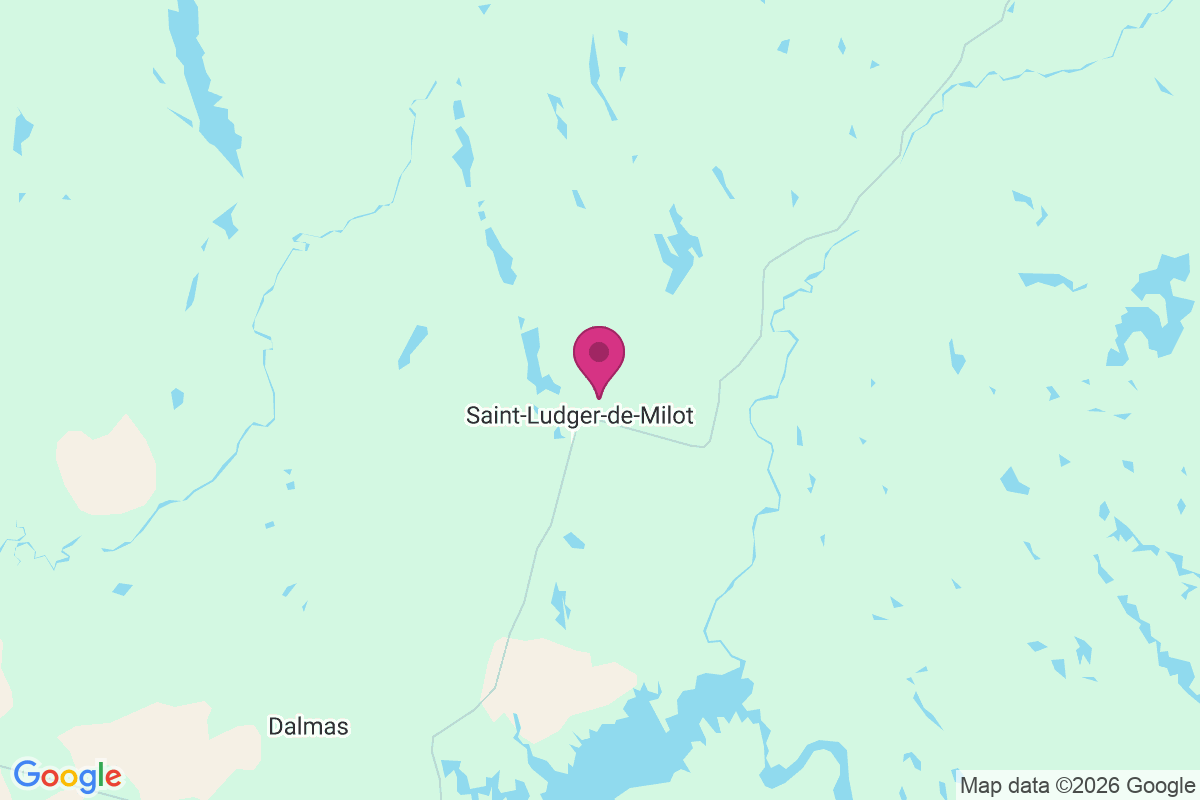 Carte de Saint-ludger-de-milot