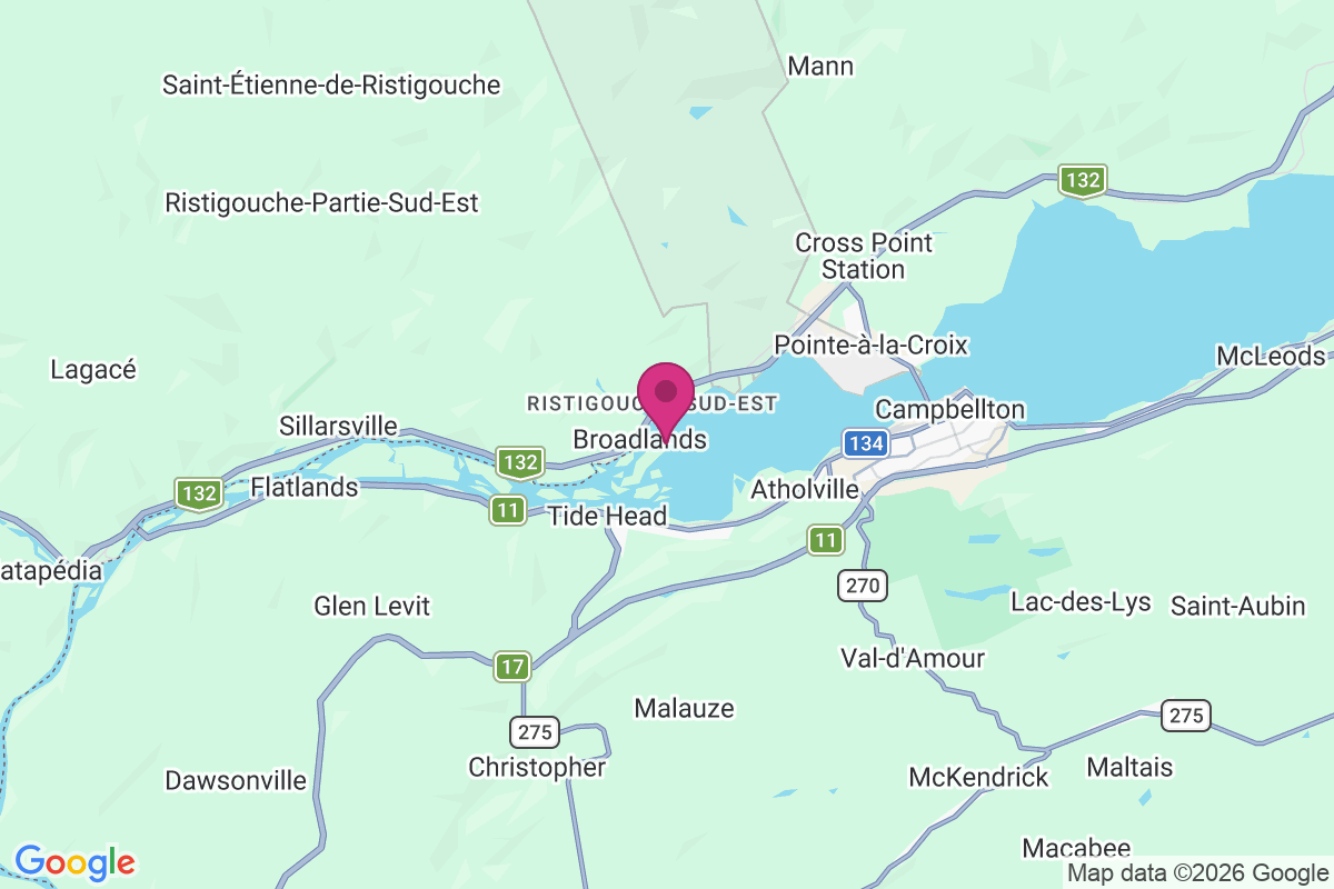 Carte de Broadlands