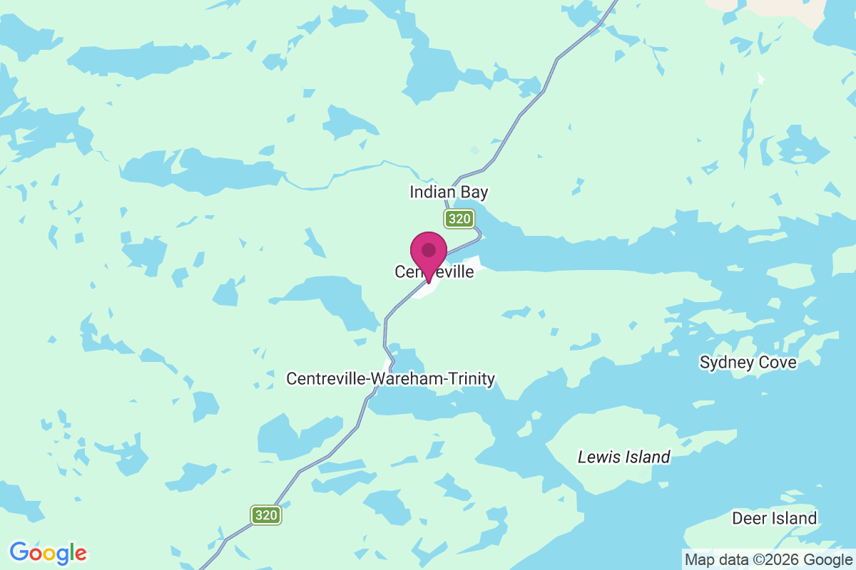 Carte de Centreville-Wareham-Trinity