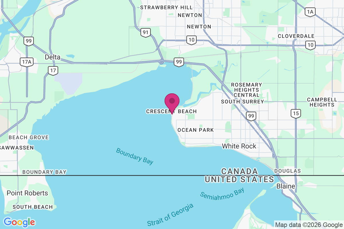 Carte de Crescent Beach