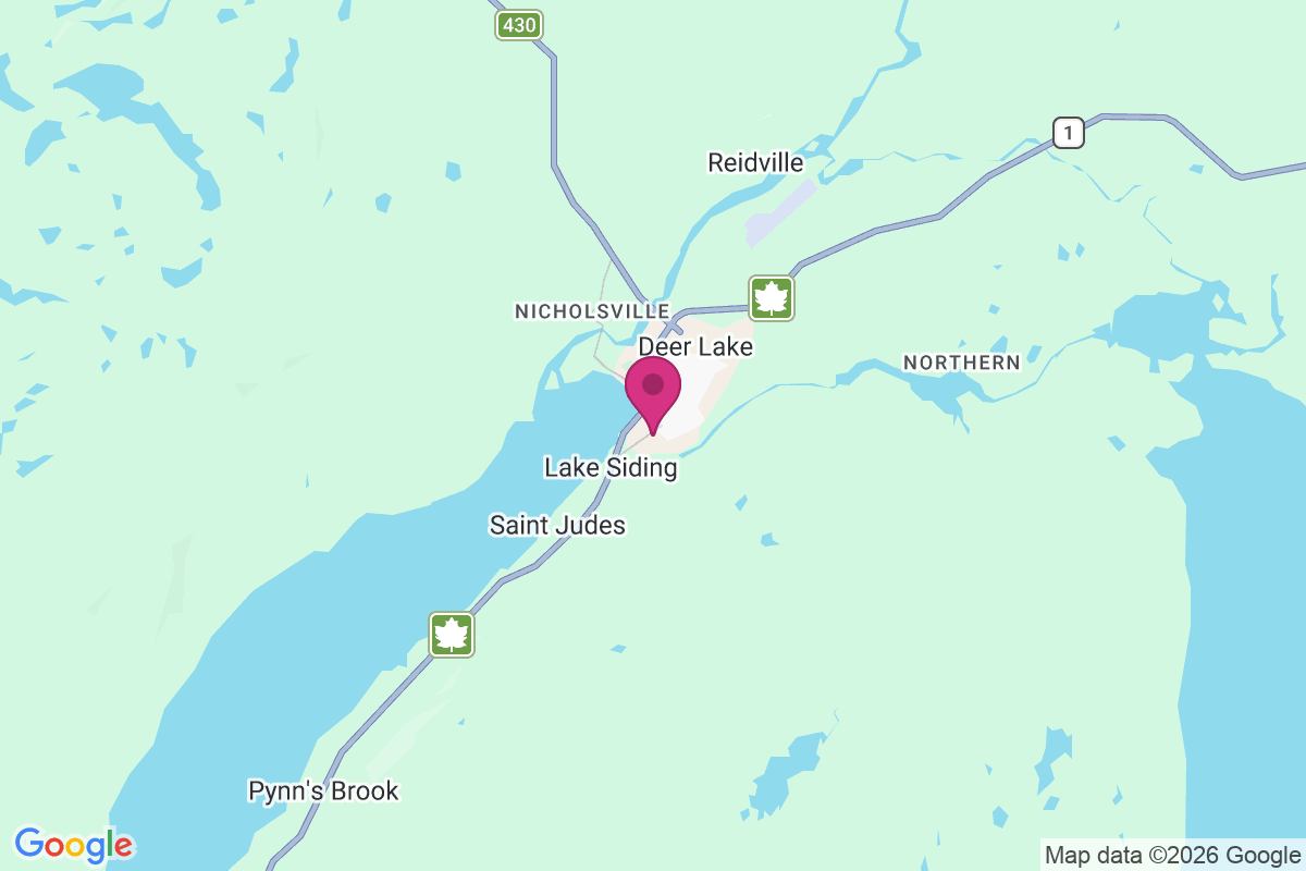 Carte de Deer Lake
