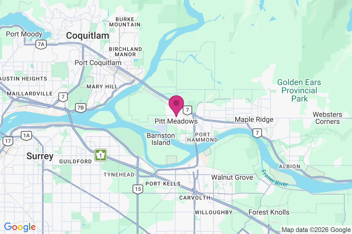 Carte de Pitt Meadows