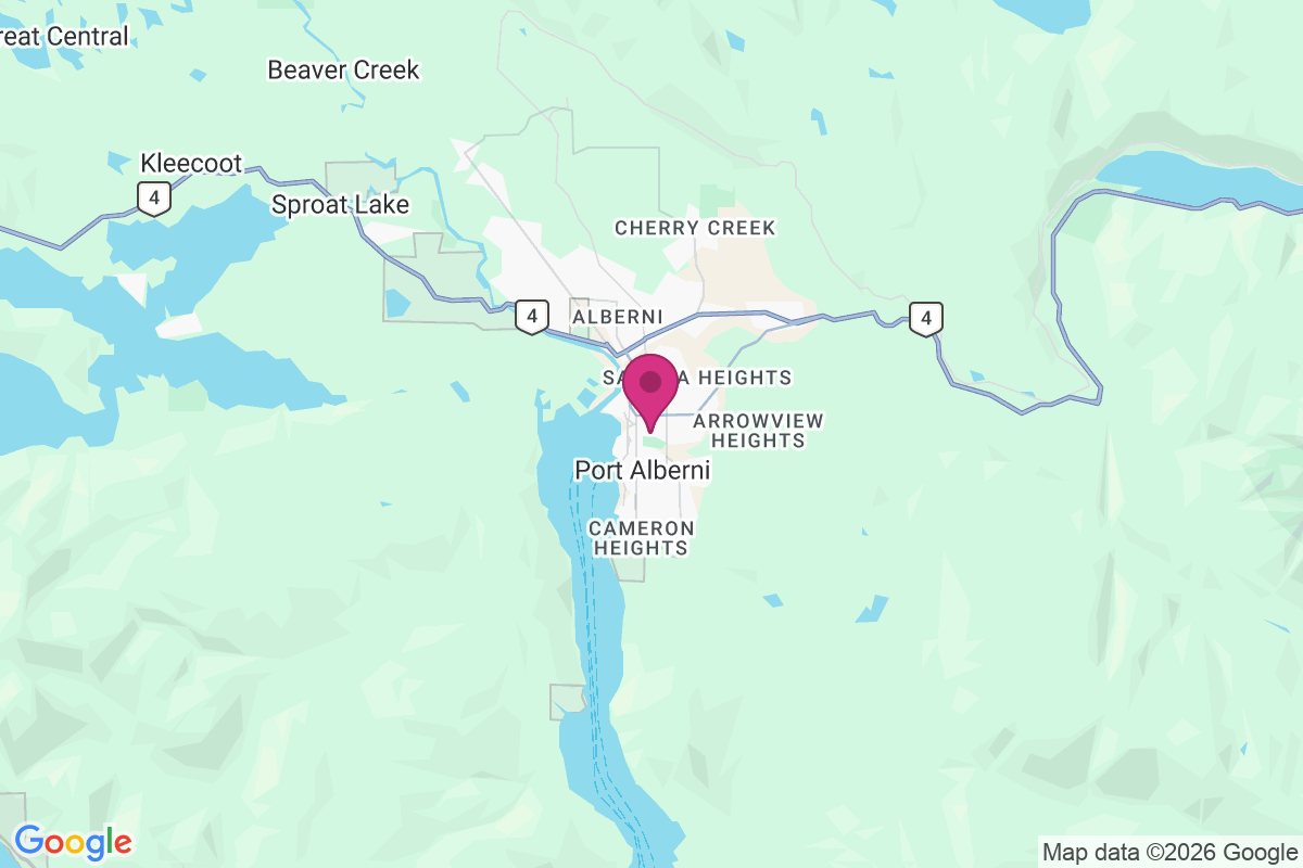 Carte de Port Alberni