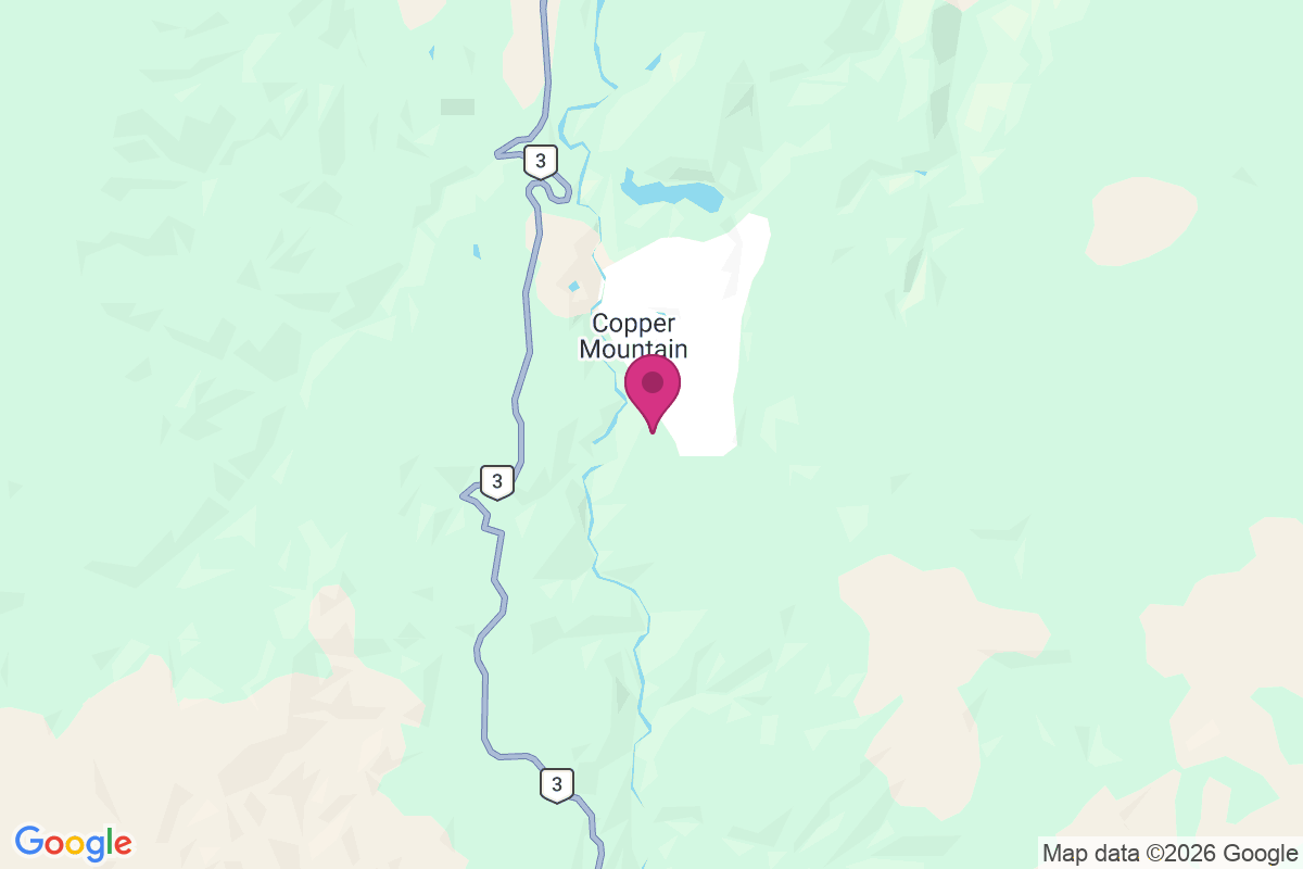 Carte de Copper Mountain