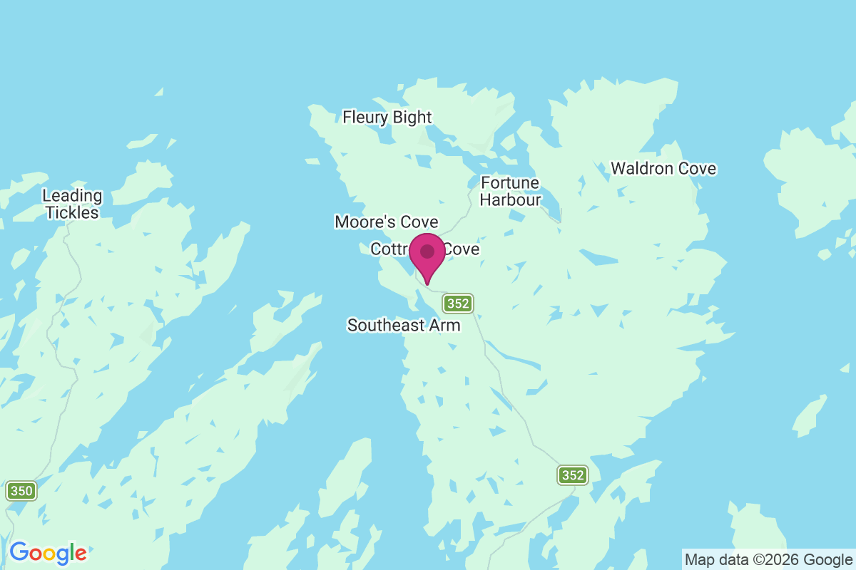 Carte de Cottrells Cove
