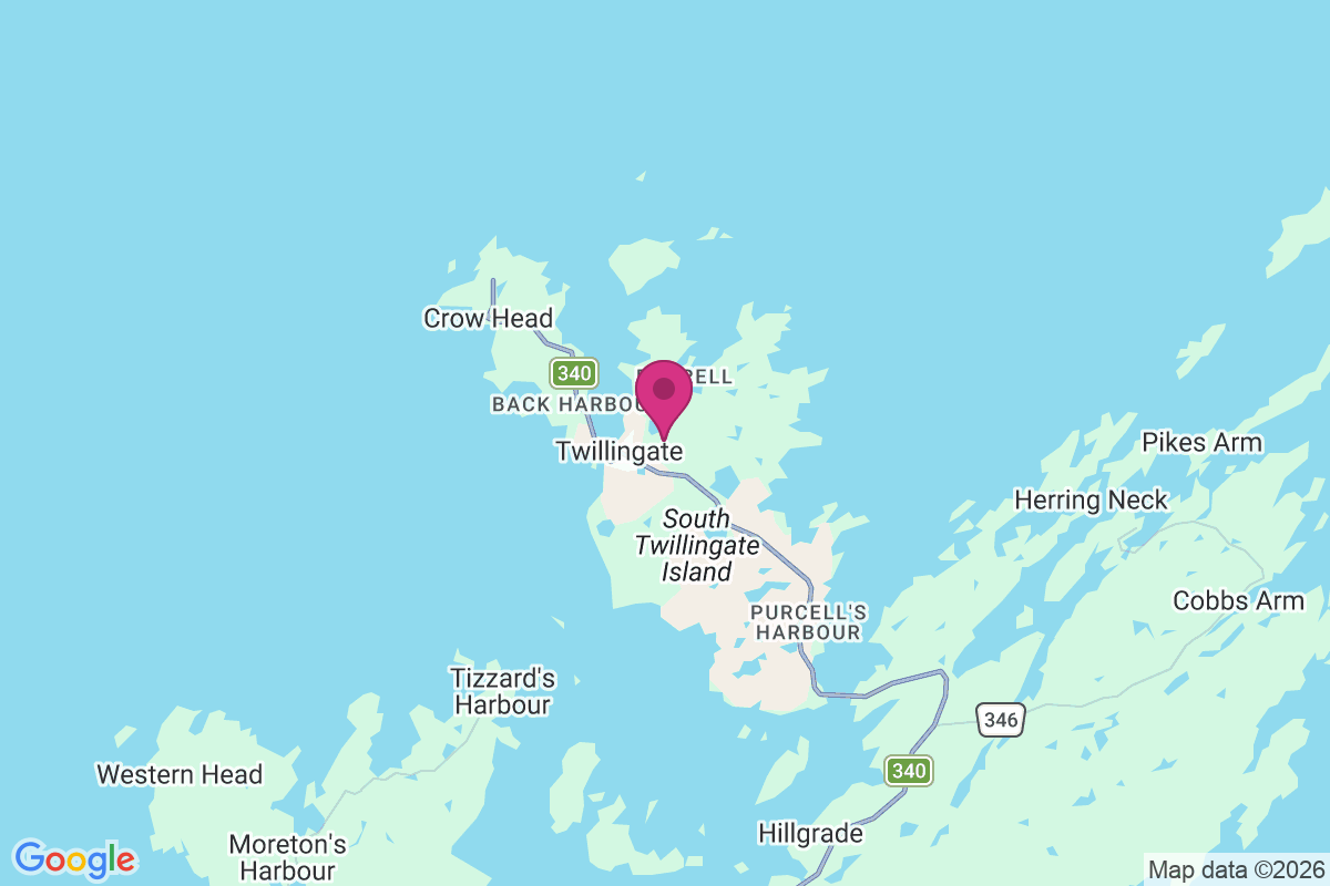 Carte de Twillingate