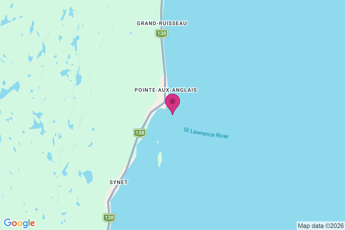 Carte de Pointe-aux-Anglais