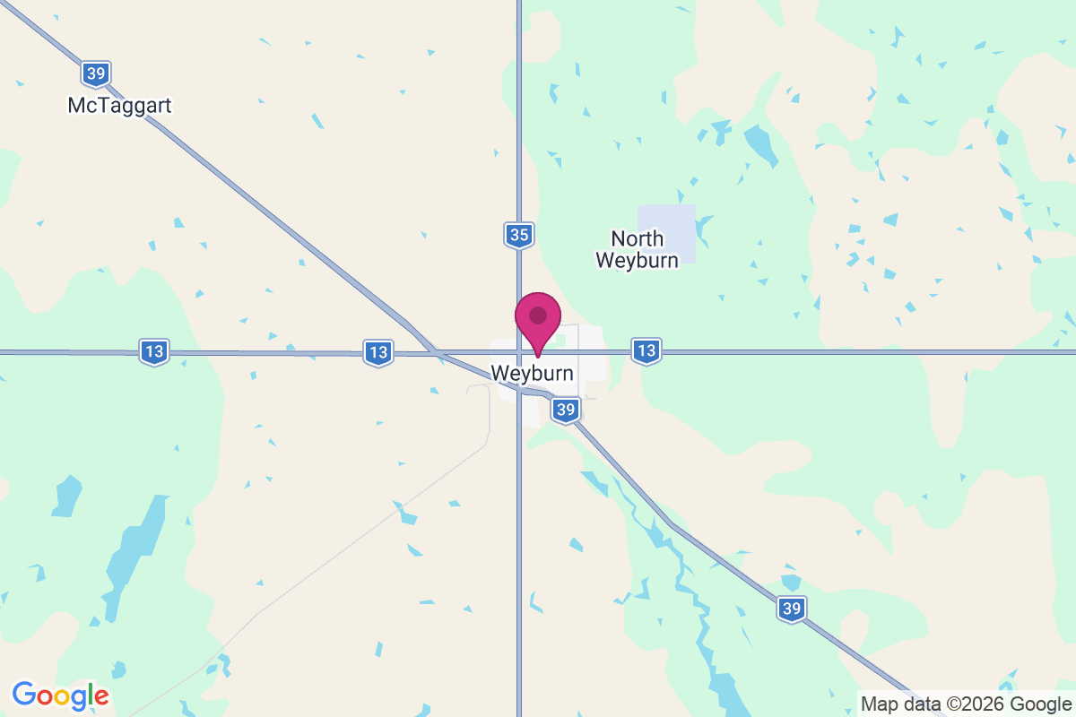 Carte de Weyburn