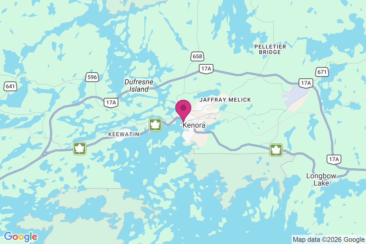 Carte de Kenora