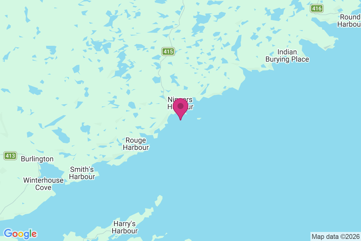 Carte de Nippers Harbour