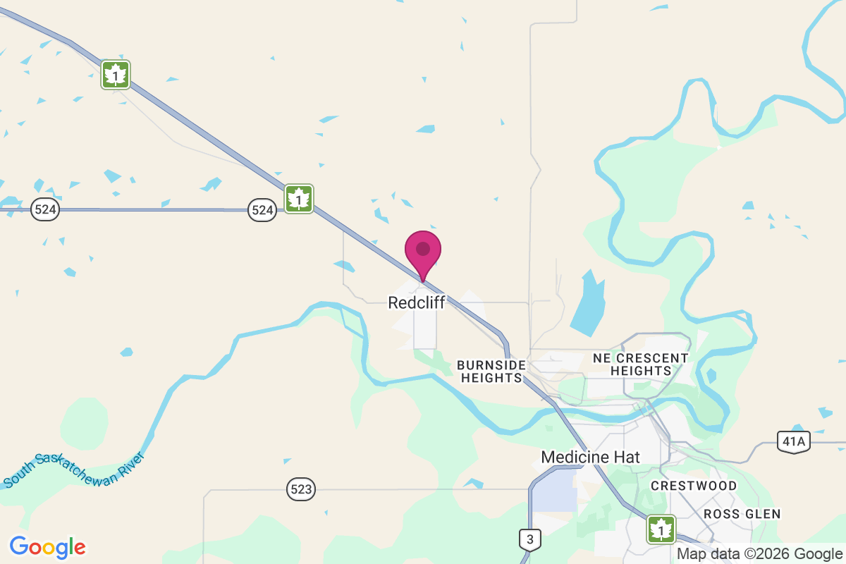Carte de Redcliff