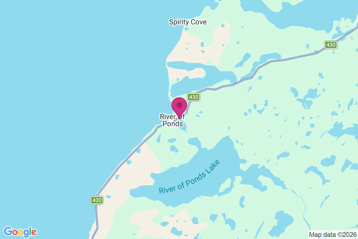 Carte de River of Ponds