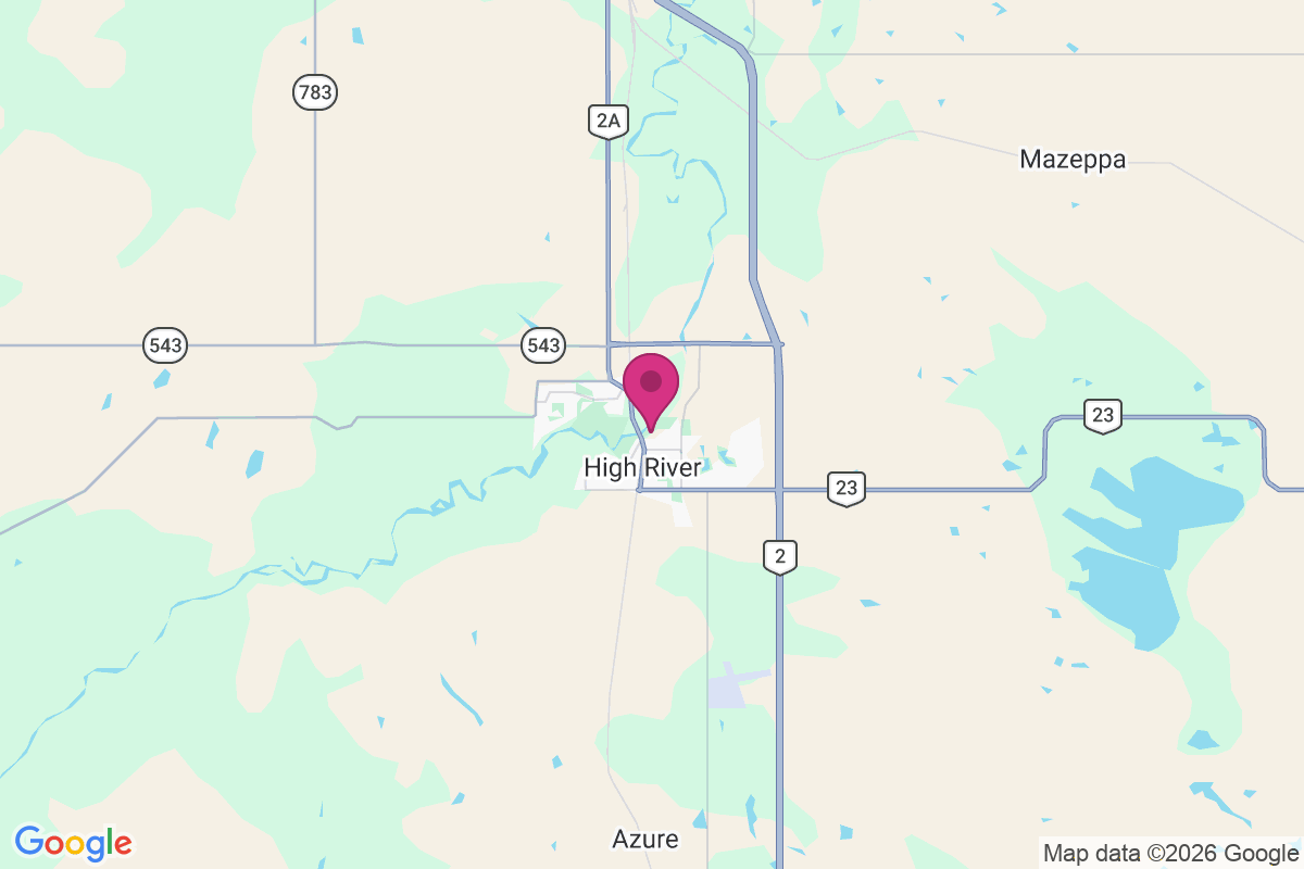 Carte de High River