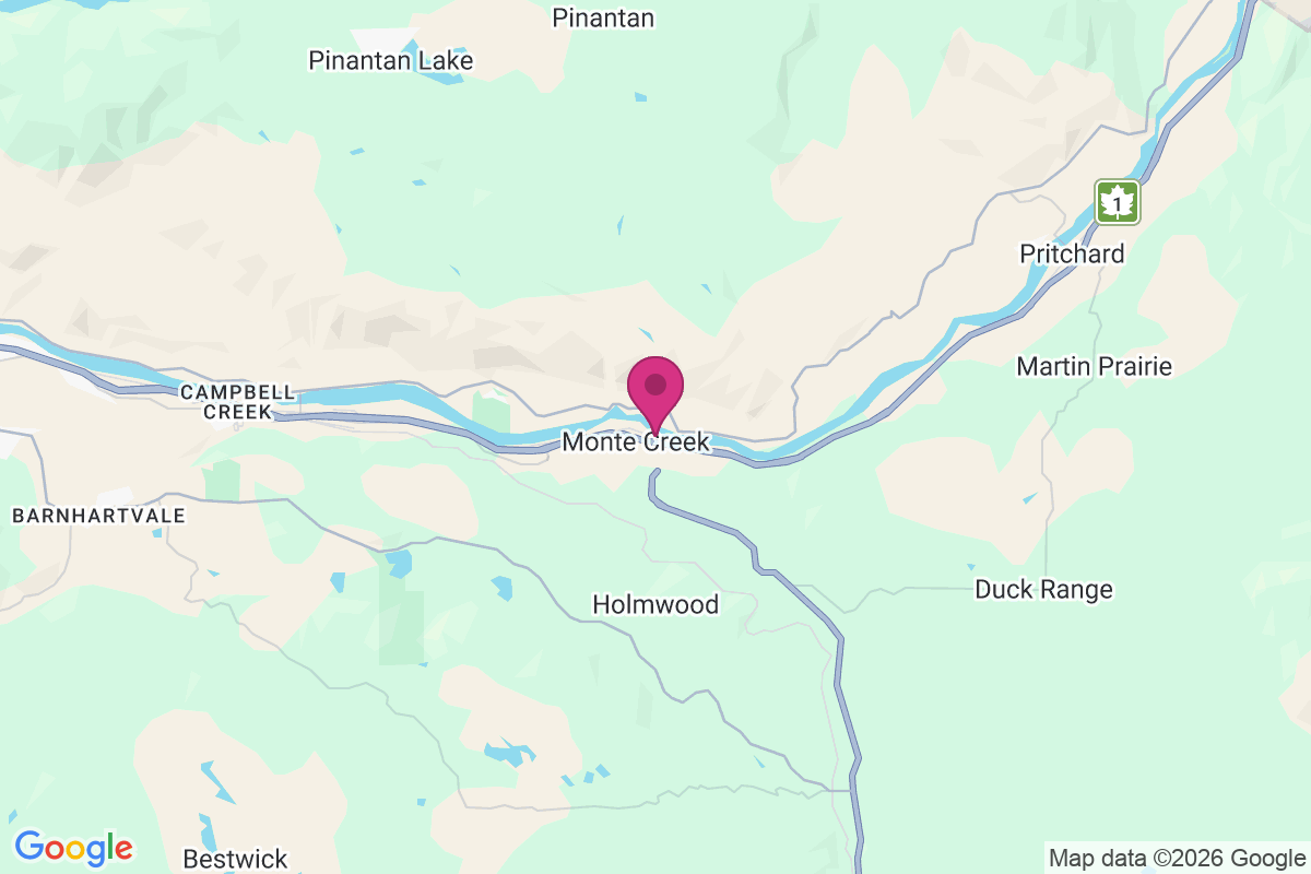 Carte de Monte Creek