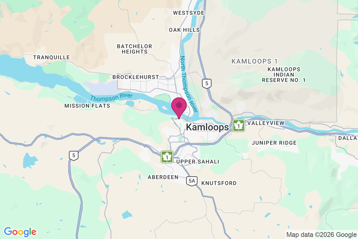 Carte de North Kamloops