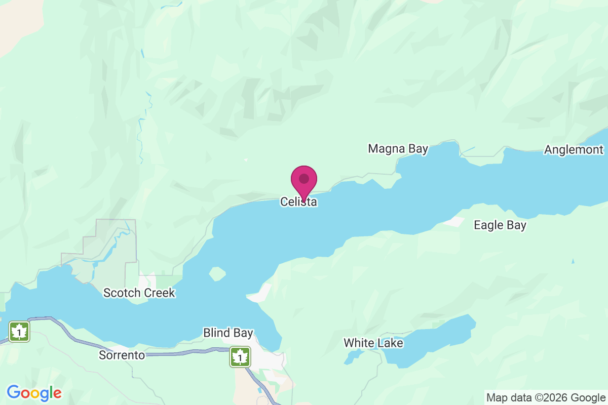 Carte de Scotch Creek